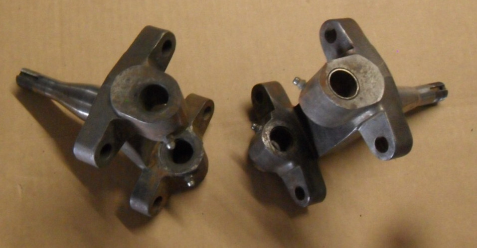 Forged Steel Sprint Car Stock Height Long Stepped Spindle USAC ASCS