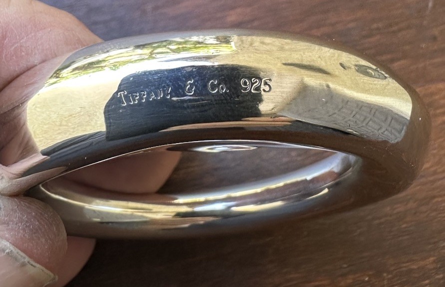 Tiffany & Co. Sterling Silver 925 Man In The Moon Celestial Baby Rattle - No Box