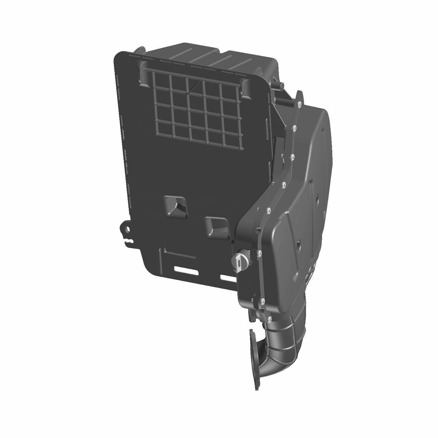 Polaris Air Intake Assembly, Box with Runners, Genuine OEM Part 1240953, Qty 1