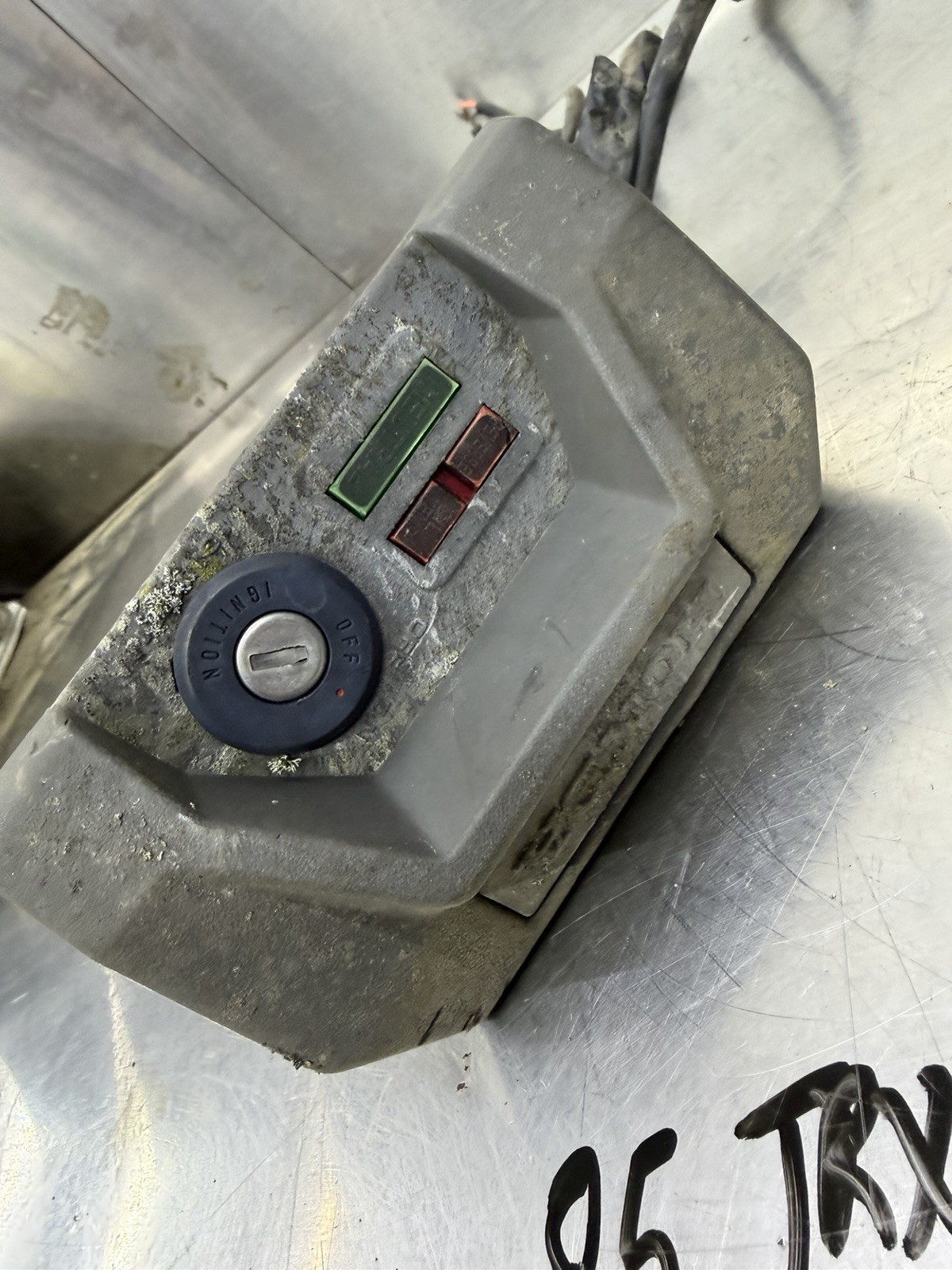 1985 Honda FourTrax 250 TRX 250A Dash Pad Indicator Lights Ignition 86 87 88