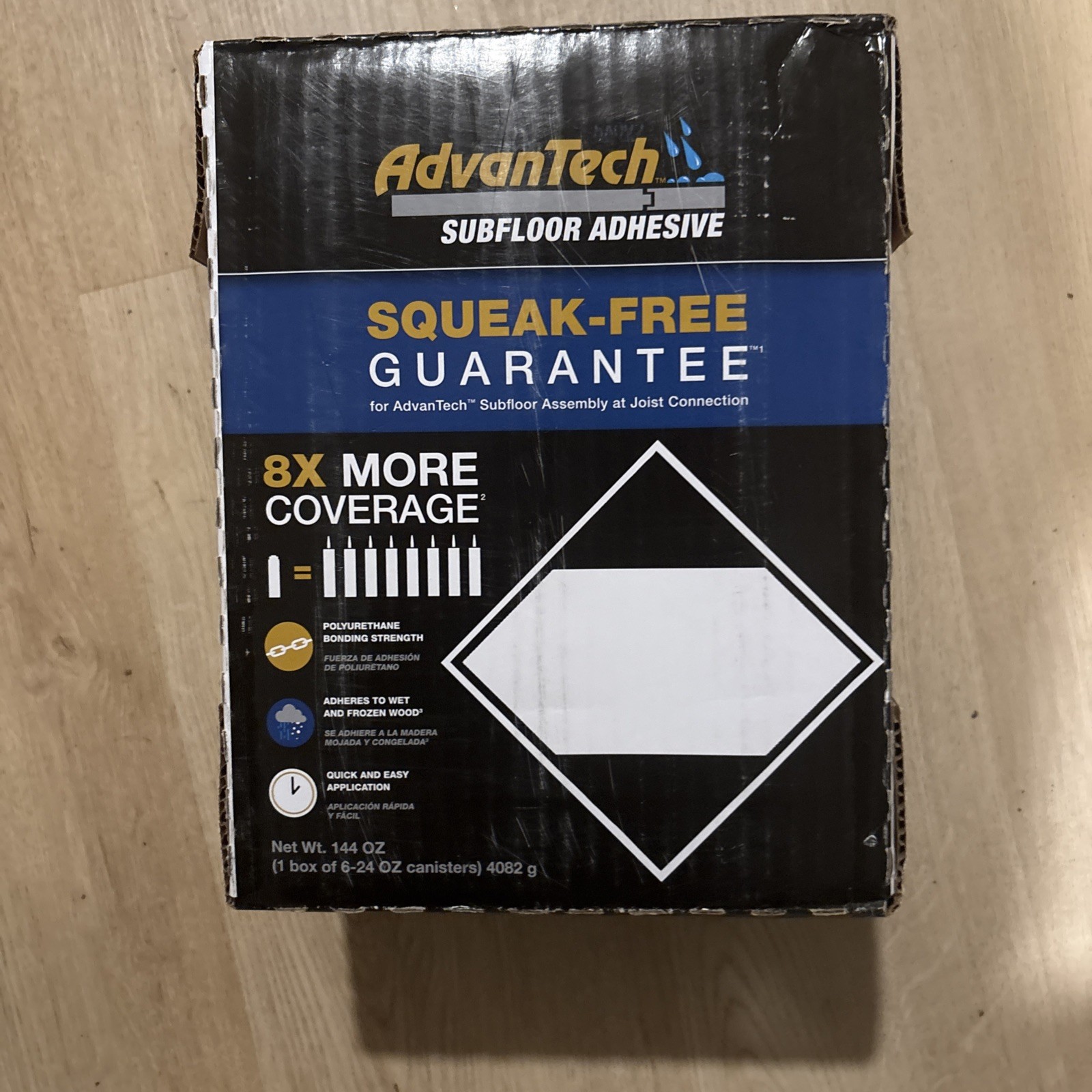 Advantech Subfloor Adhesive Cleaner, 12oz, Pack of 6