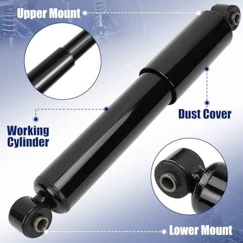 Rear 2 PCS Set Shock Absorber Compatible with Dodge Grand Caravan/Chrysler