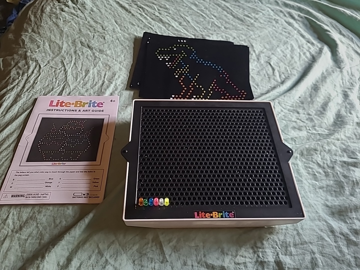 Battery Operated Lite Brite With Original Box