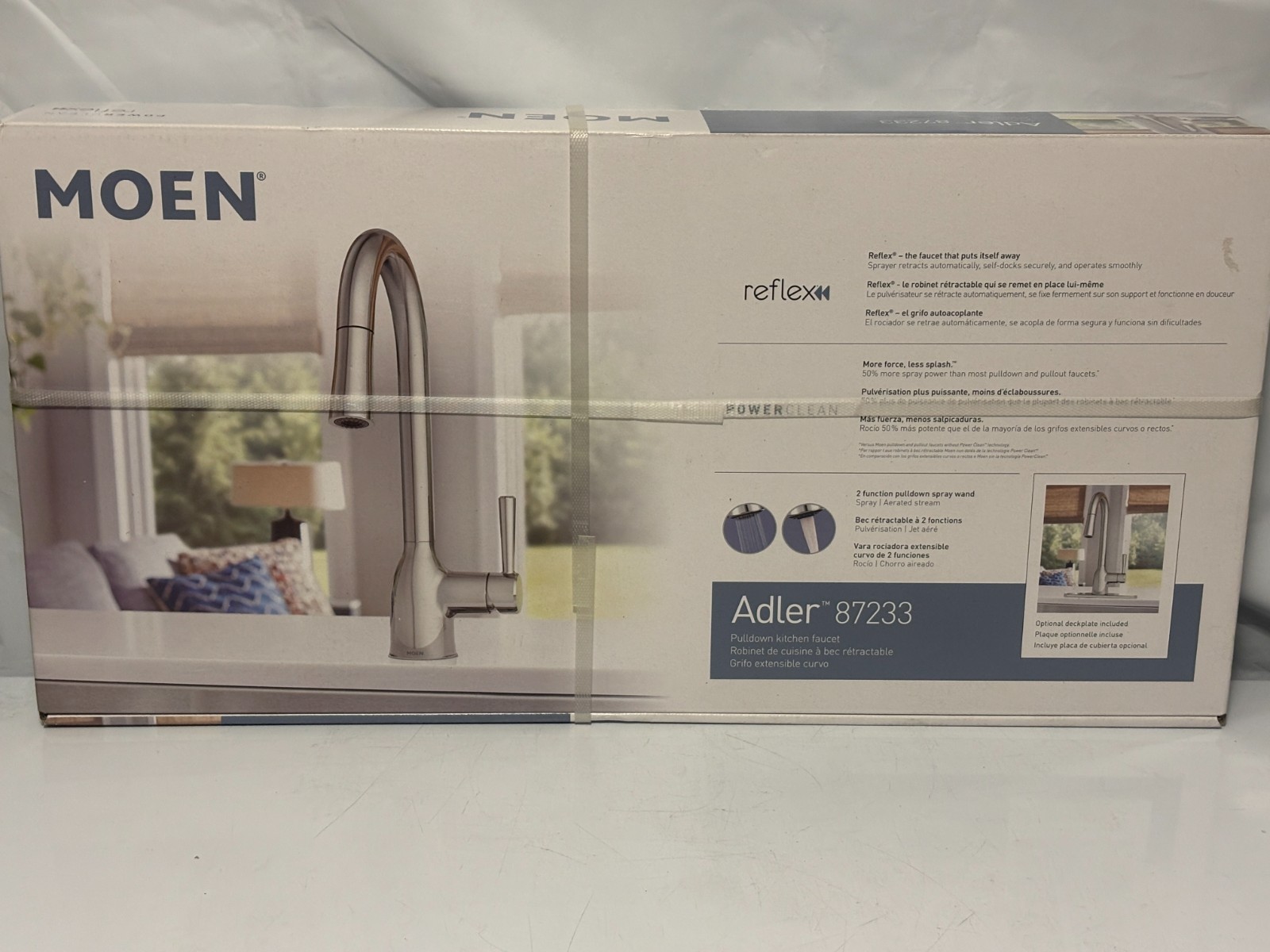 Moen Adler Chrome Single Handle Pull-down Kitchen Faucet 87233