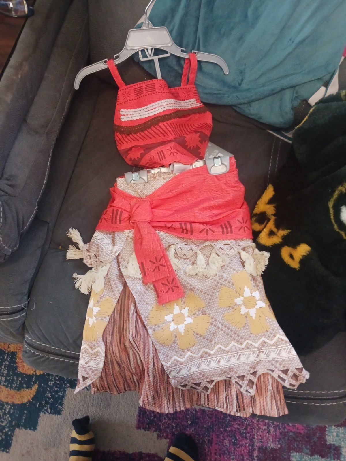 Disney Moana Costume Kids  Size 4, New