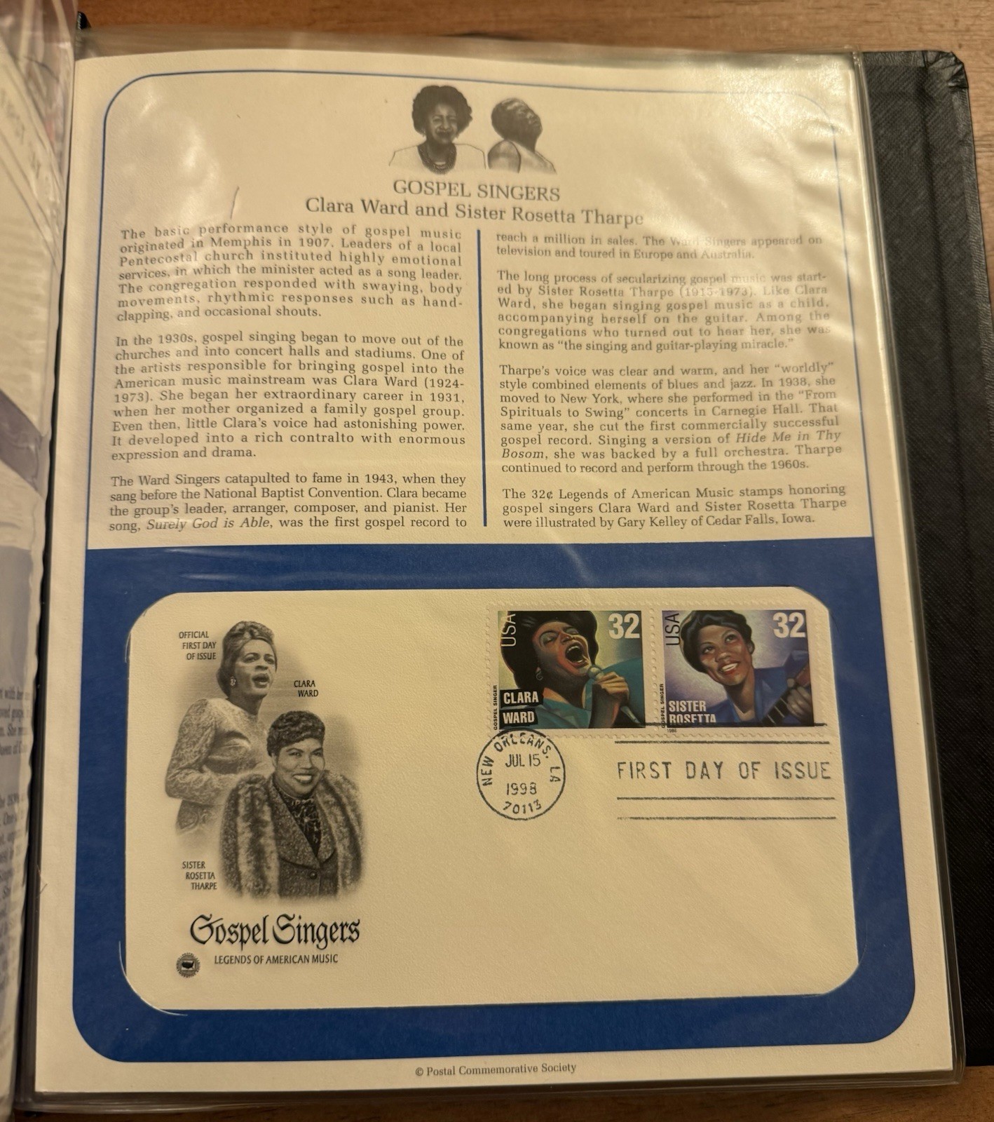 Postal Commemorative Society Binder w/ U.S. First Day Covers 1996-1998 96 Covers