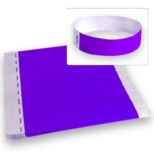 100ct, 500ct or 1000ct-3/4" Tyvek Armbands - Choose Your Color-Clubs,Events,Bars