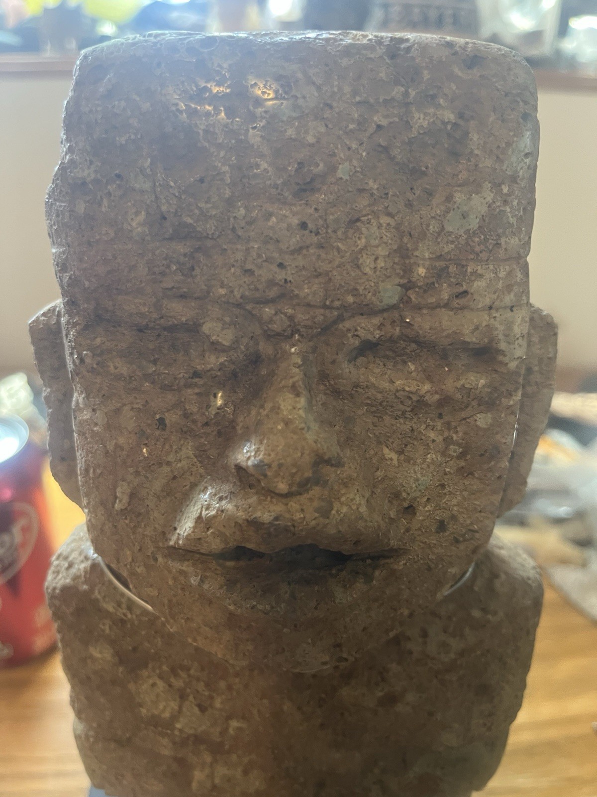 Massive Olmec 11” Stone Figure PreColumbian Ancient Artifact Teotihuacan Mayan