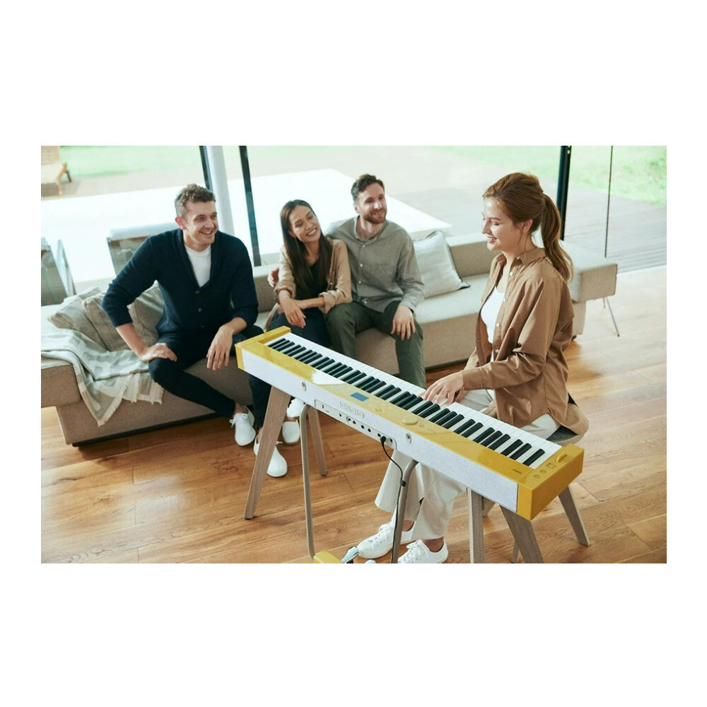 Casio Privia PX-S7000 88-Key Digital Piano in Harmonious Mustard