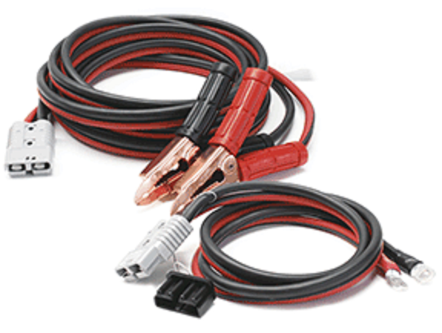 (1) Deka 04665 PLUG CONNECTOR BOOSTER CABLES made of 100% copper wire.Fast ship!