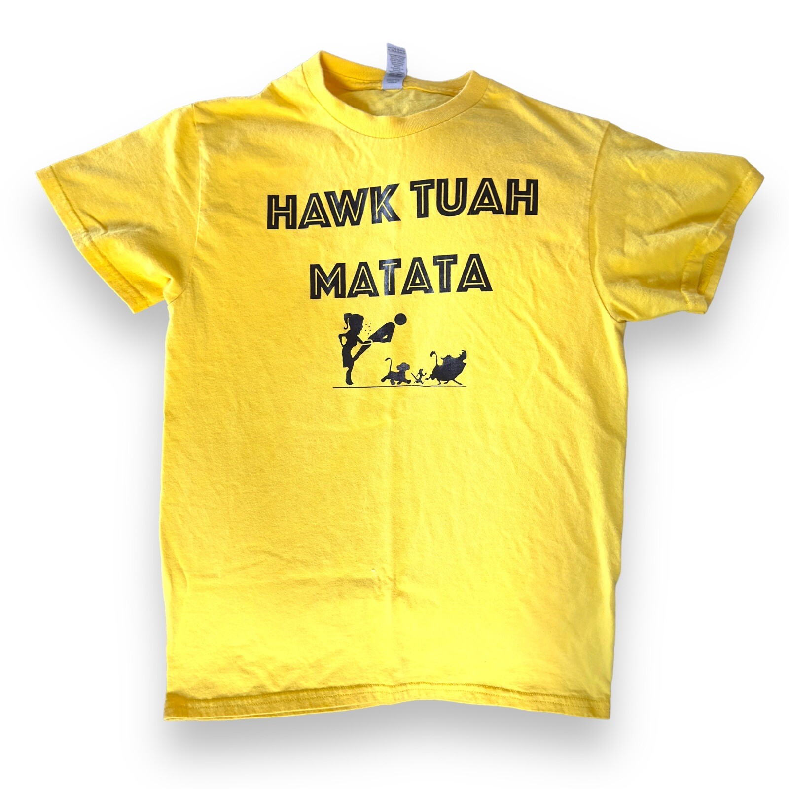 Hawk Tuah Matata Hawaiian Party Shirt S Funny Upside Down Pineapple Tee