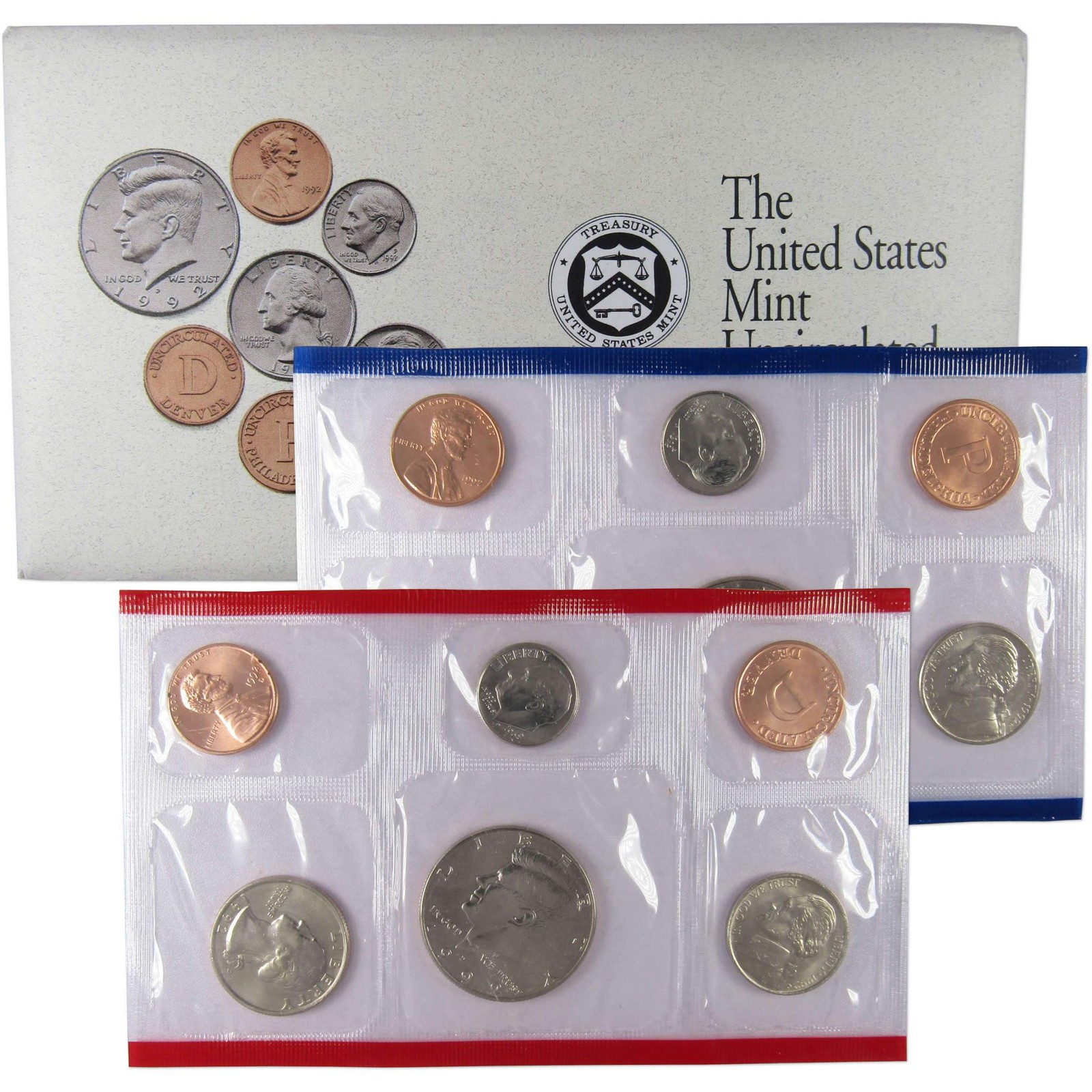 1992 Uncirculated Coin Set U.S Mint Original Government Packaging OGP