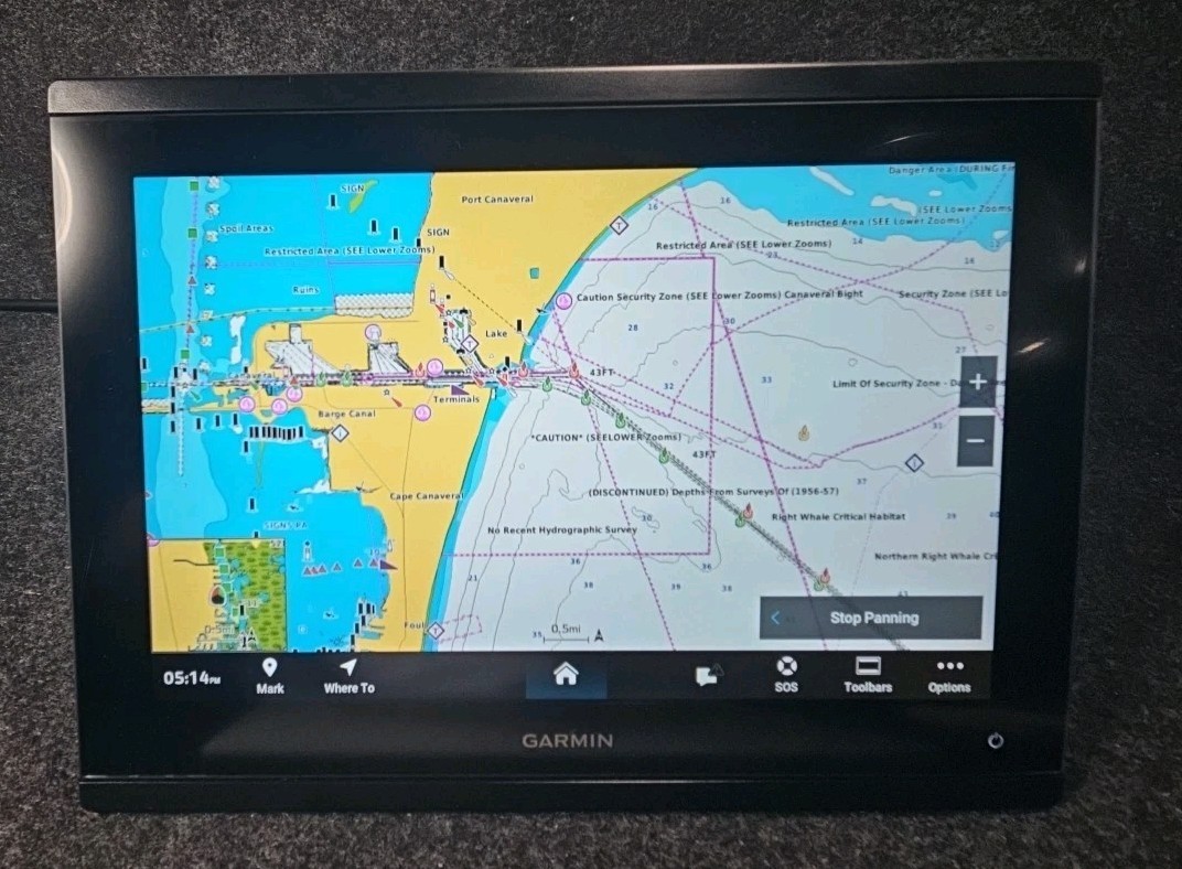 Garmin GPSMAP 1243xsv Combo GPS/Fishfinder + SideVu/ClearVü/CHIRP ✅ New Open Box