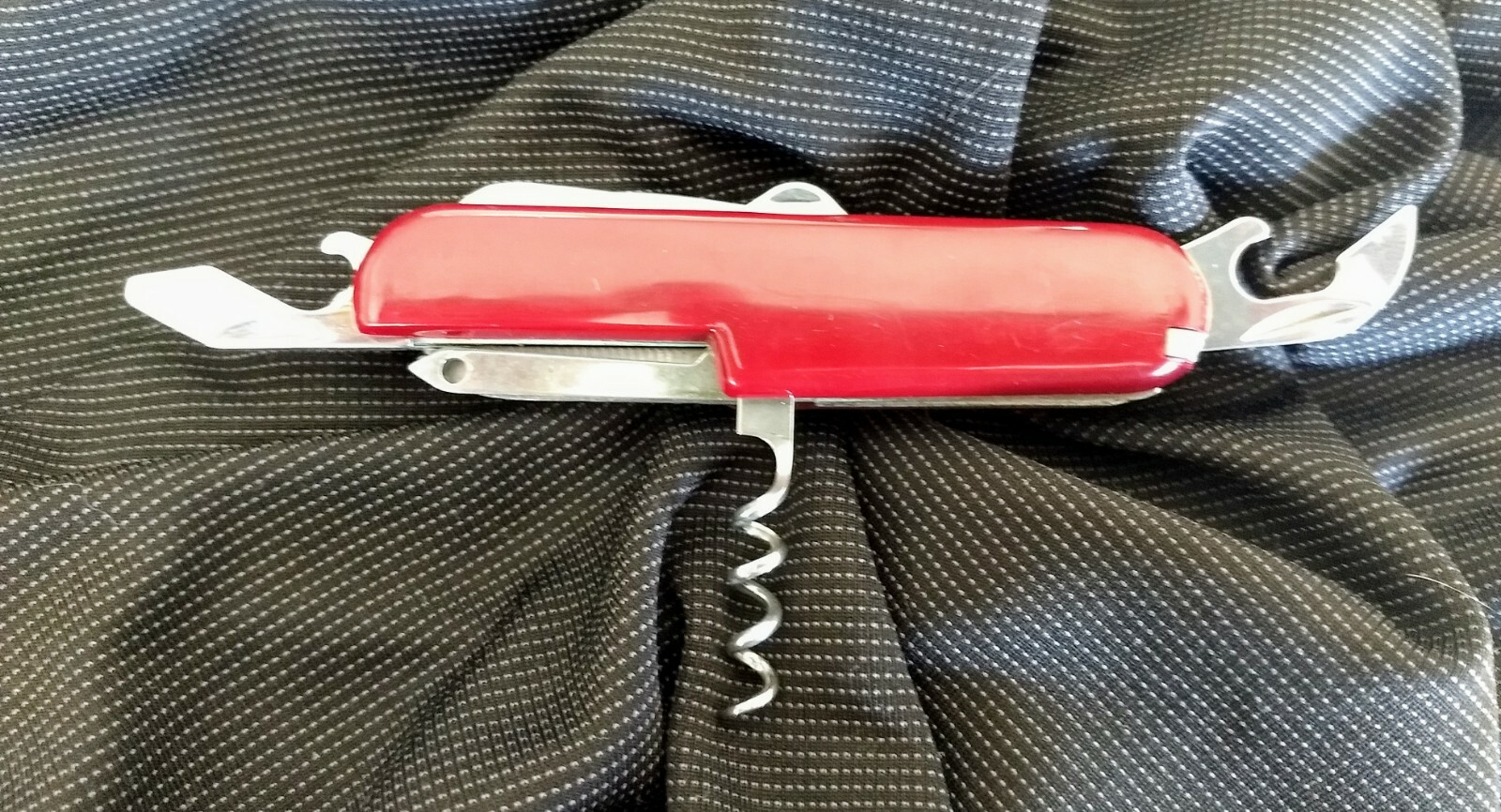 Rite-Edge Red Swiss Scout Camping Pocket Knife Multi Tool-Same Day Shipping!
