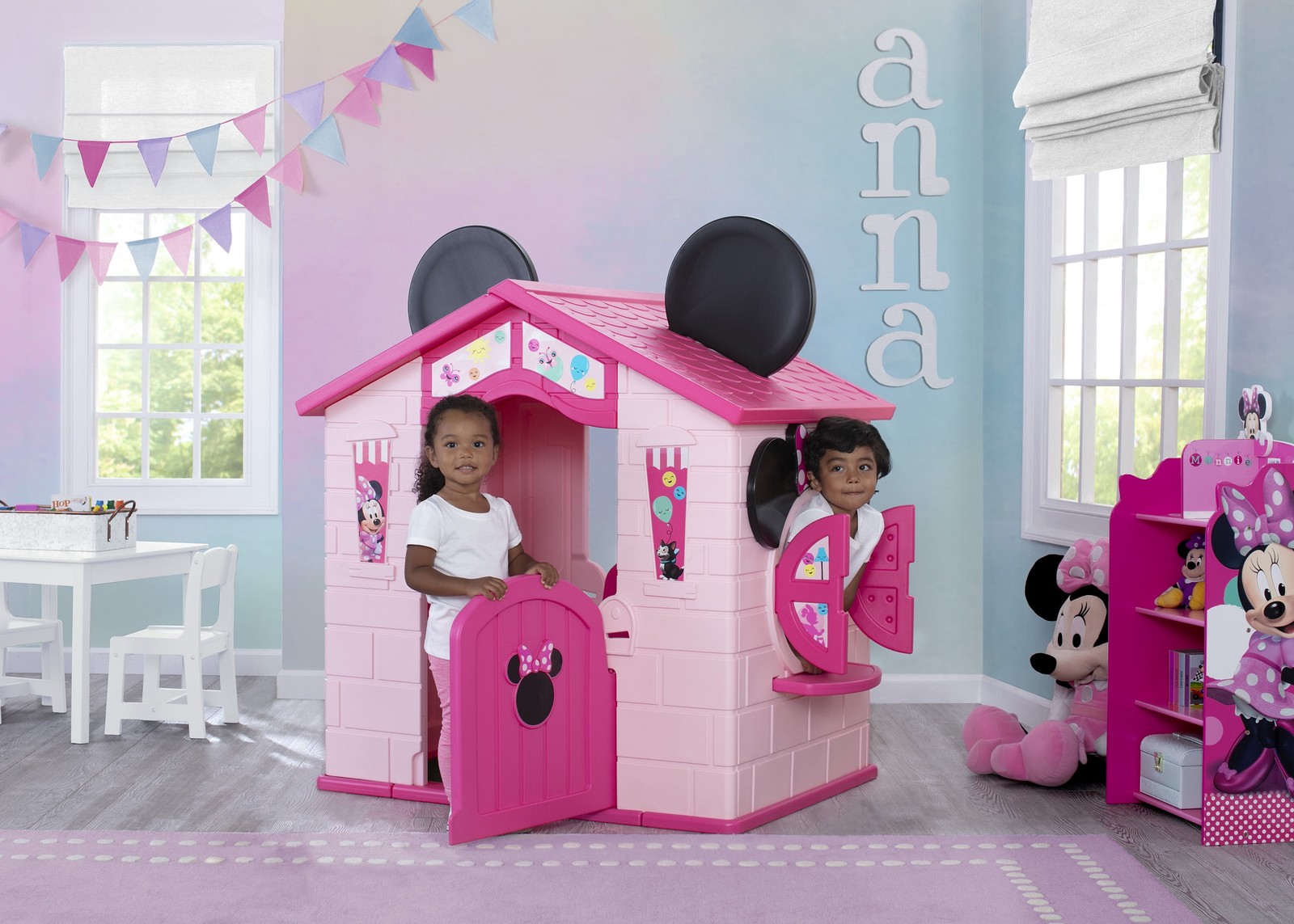 GIRLS PLAYHOUSE Minnie Mouse Indoor/Outdoor Kids Toddlers