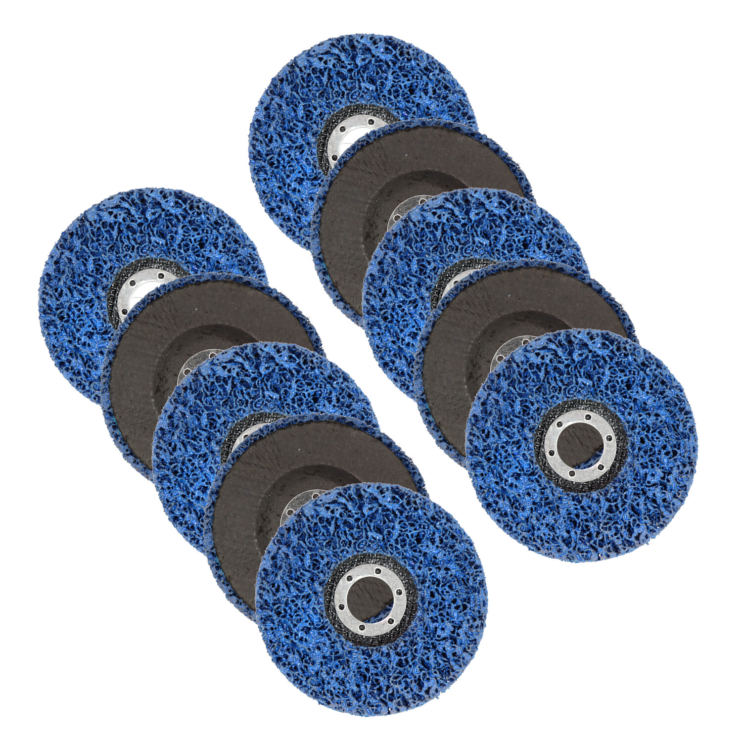 10 Pack 4.5"x7/8" Easy Strip 4-1/2" Discs Remove Paint Rust & Clean set of 10