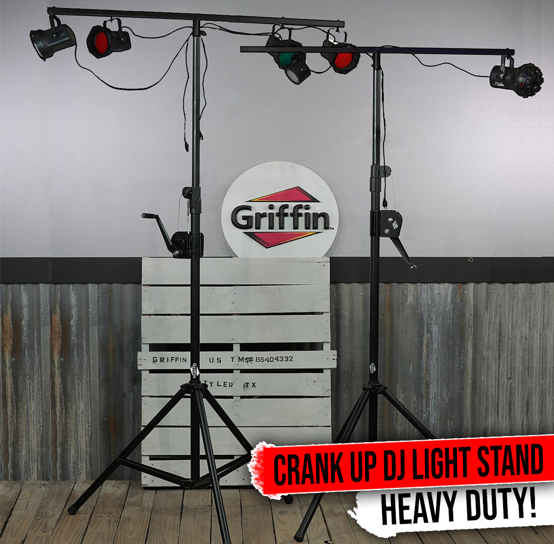 Crank Up Truss Lighting Stands - DJ Stage Light Mount Trussing Speaker System PA