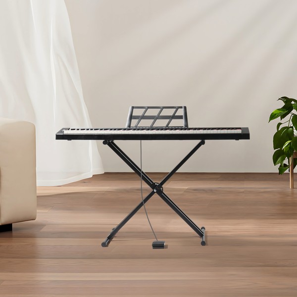 GPP-105 Digital Piano 88Key Full Size Standard Keyboards Dual-tube X-Shape Stand