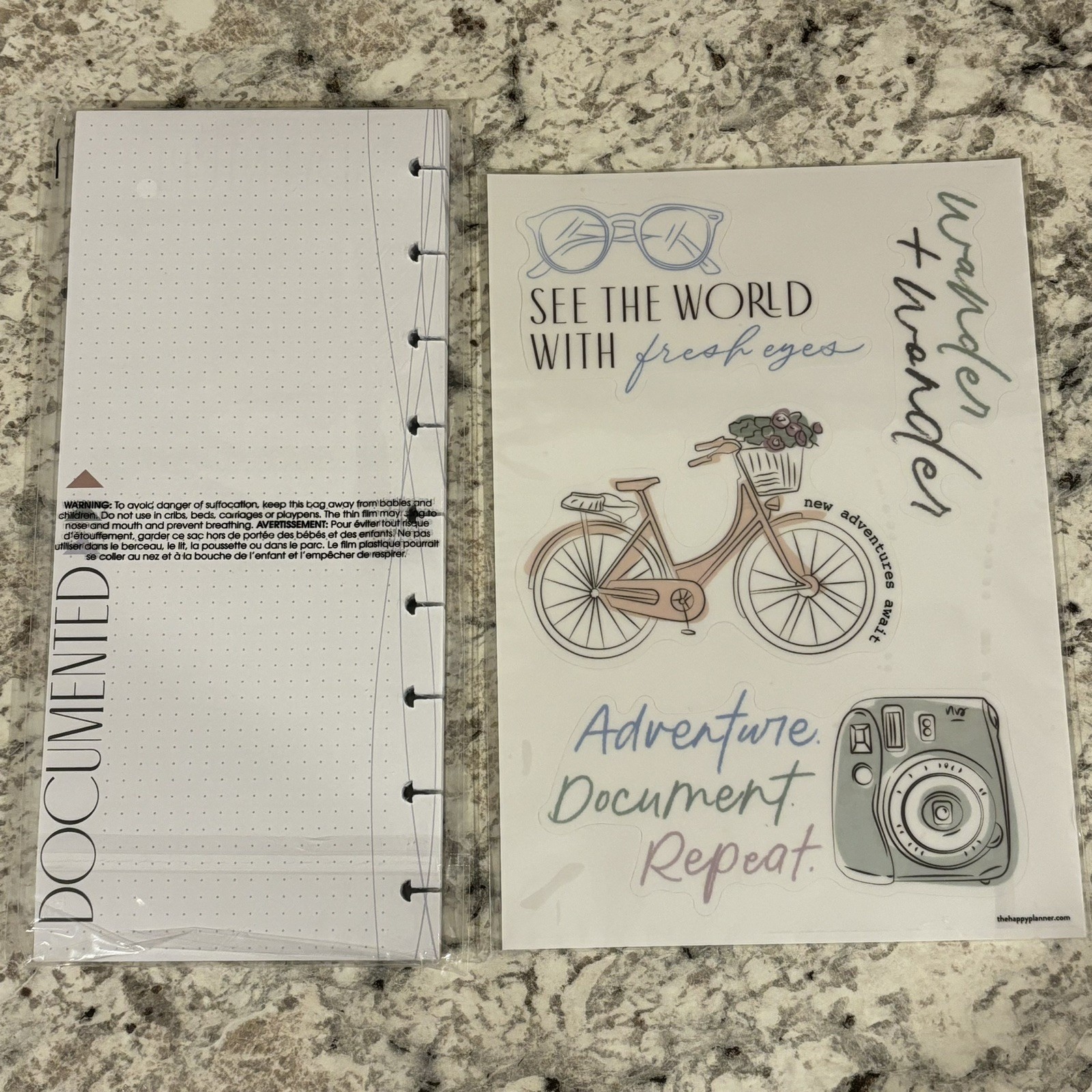 NEW Happy Planner Happy Adventures - Be Happy Box 🧳