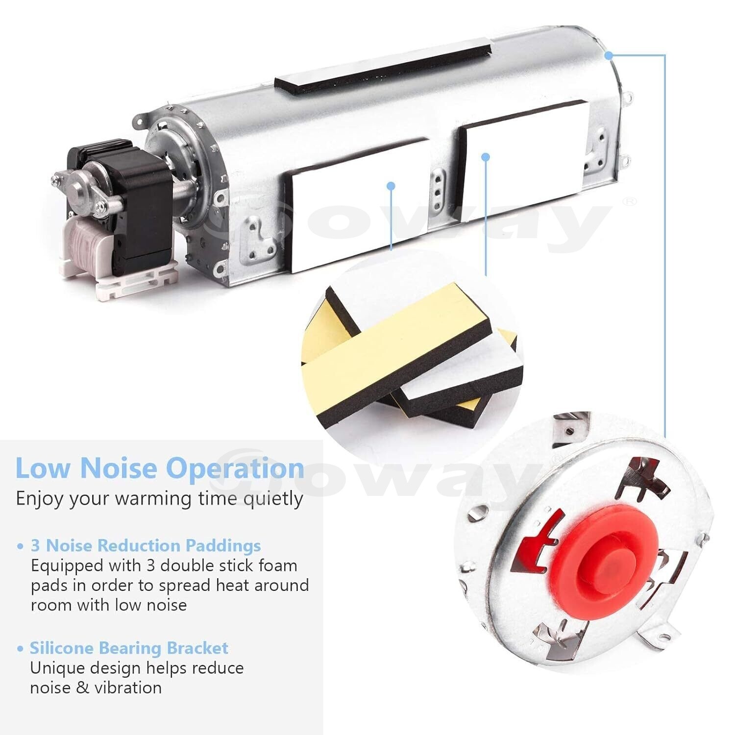 BKT GA3650 GA3700 GA3750 GA3650T GA3700T GA3750A Fireplace Blower Fan for Desa