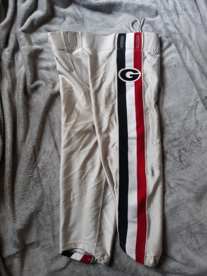 ** LOT ** (6) Game Worn Football Pants Georgia G Bulldogs Style