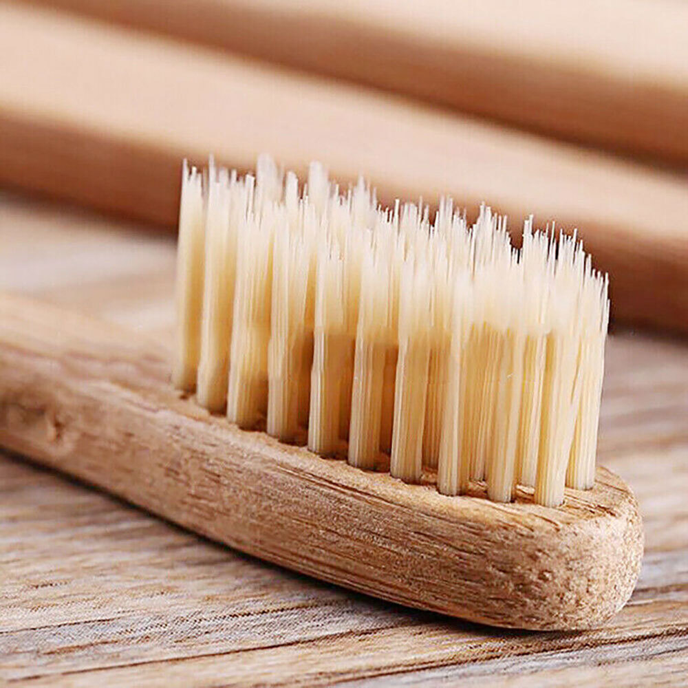 20Pcs/set Bamboo Toothbrush Natural Organic Medium BPA Free Soft Healthy Brush