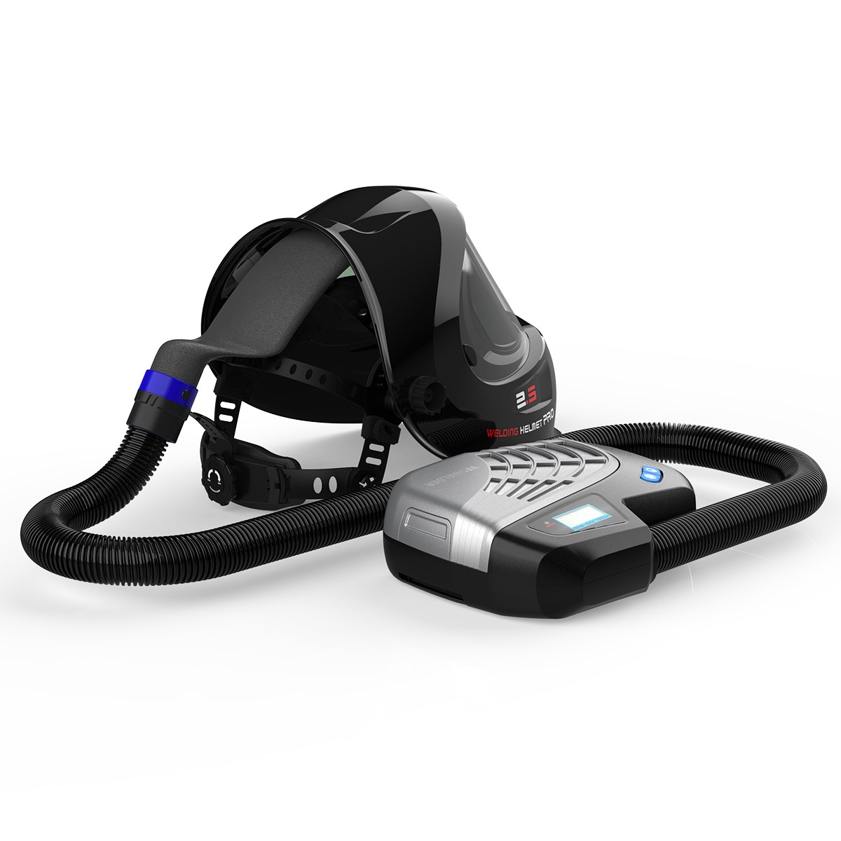 Powered Air Purifying Respirator Auto Darkening Welding Helmet Q800D