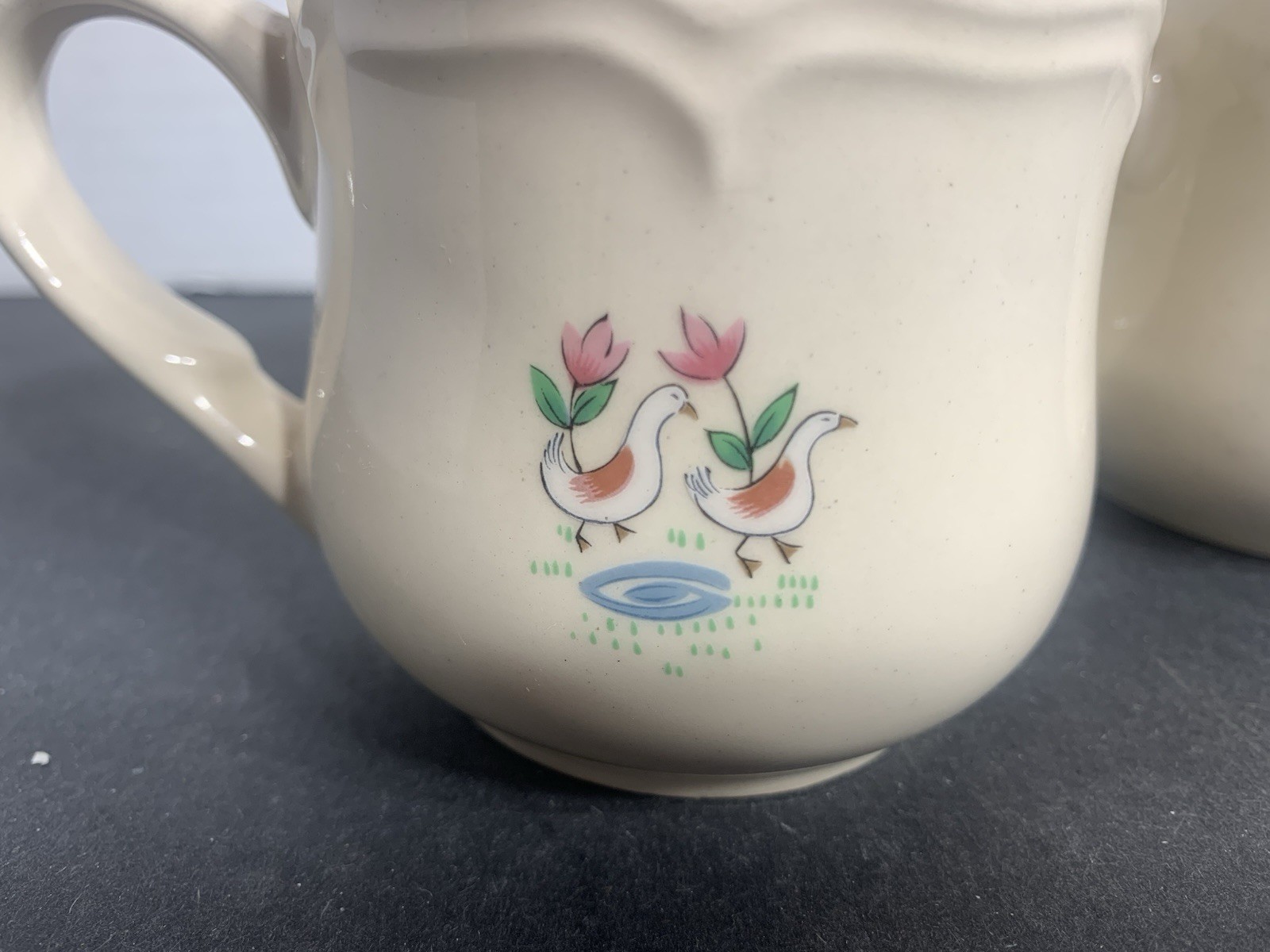 Vintage International Stoneware Heartland salt and pepper shakers, Never Used