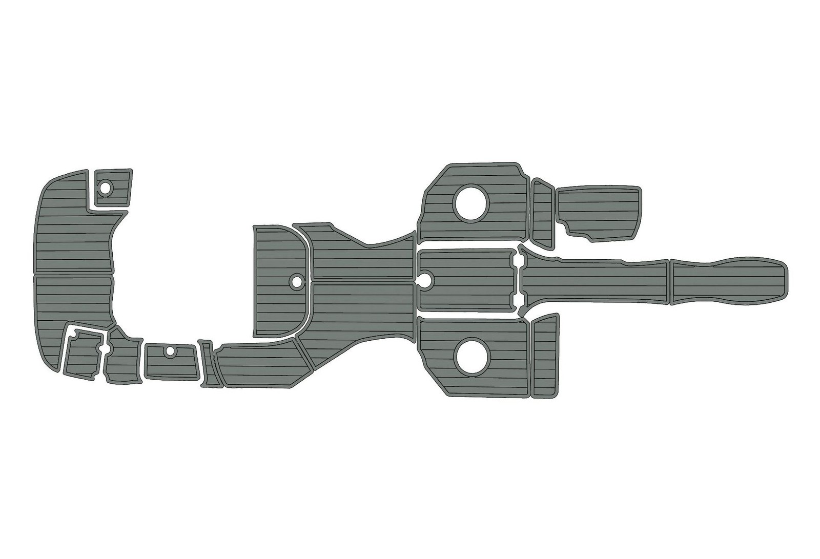 2012-2016 Monterey 264 FS BR Faux EVA teak Marine Floor