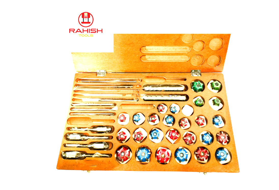 Valve Carbide Seat Tipped Cutter Set 39 pcs For Vintage & Modern Car & Bikes USA