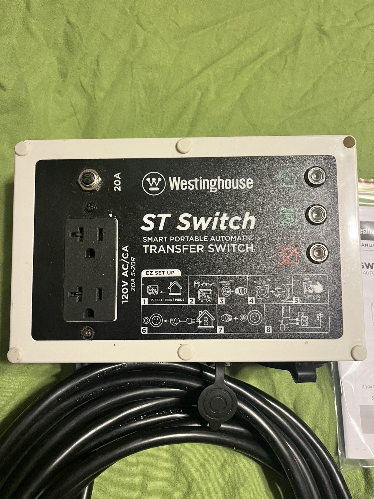 Westinghouse ST switch, smart automatic portable transfer switch