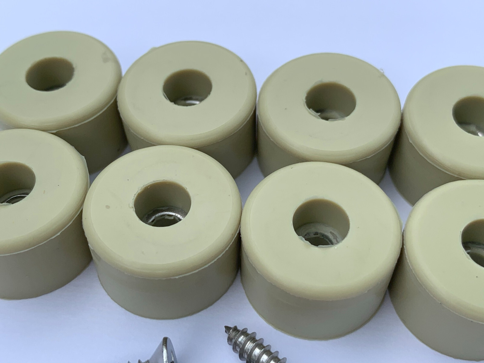 7/8" DIA Silicone Rubber Bumpers Black White Clear Brown Orange Red Blue Green