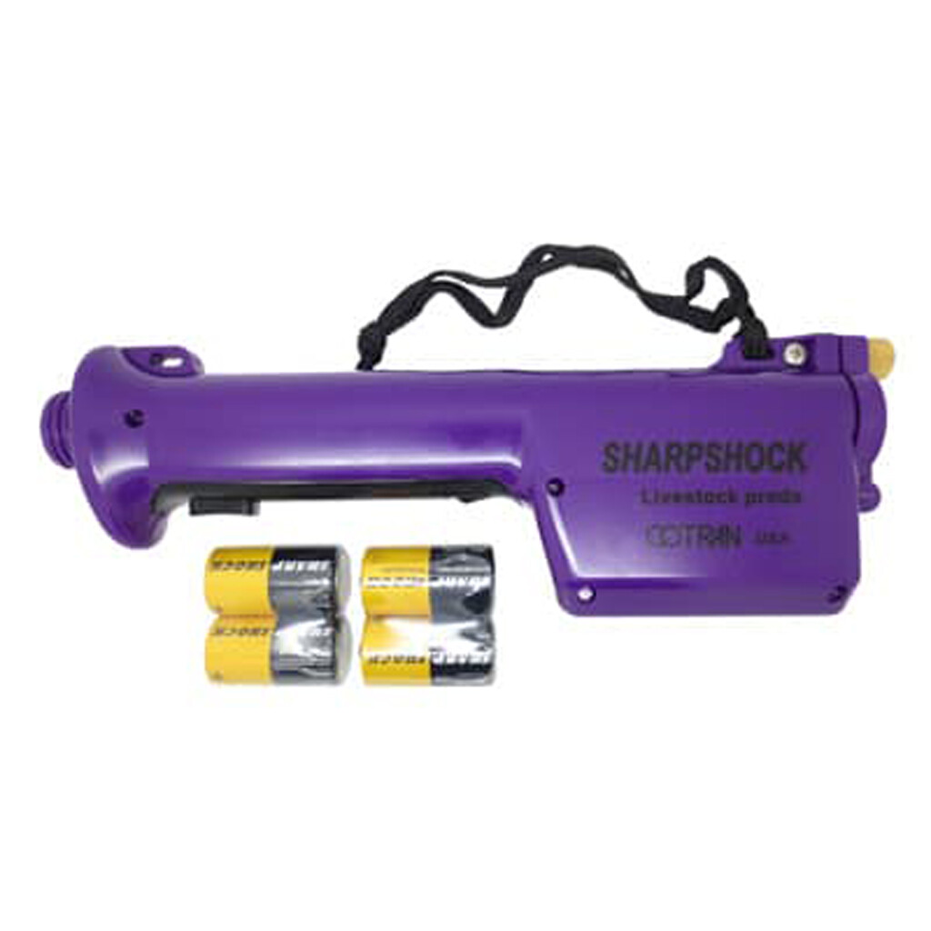 Sharpshock Electric Shocker Livestock Prod Handle with Batteries Waterproof