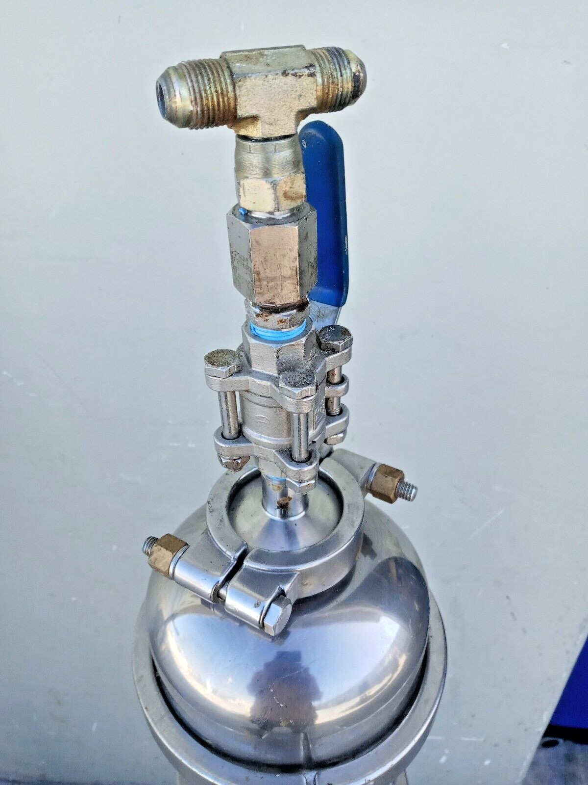 Xtractor Depot SS304 Stainless Steel 36" Spool Round Tri-Clamp Oil Extractor Tub