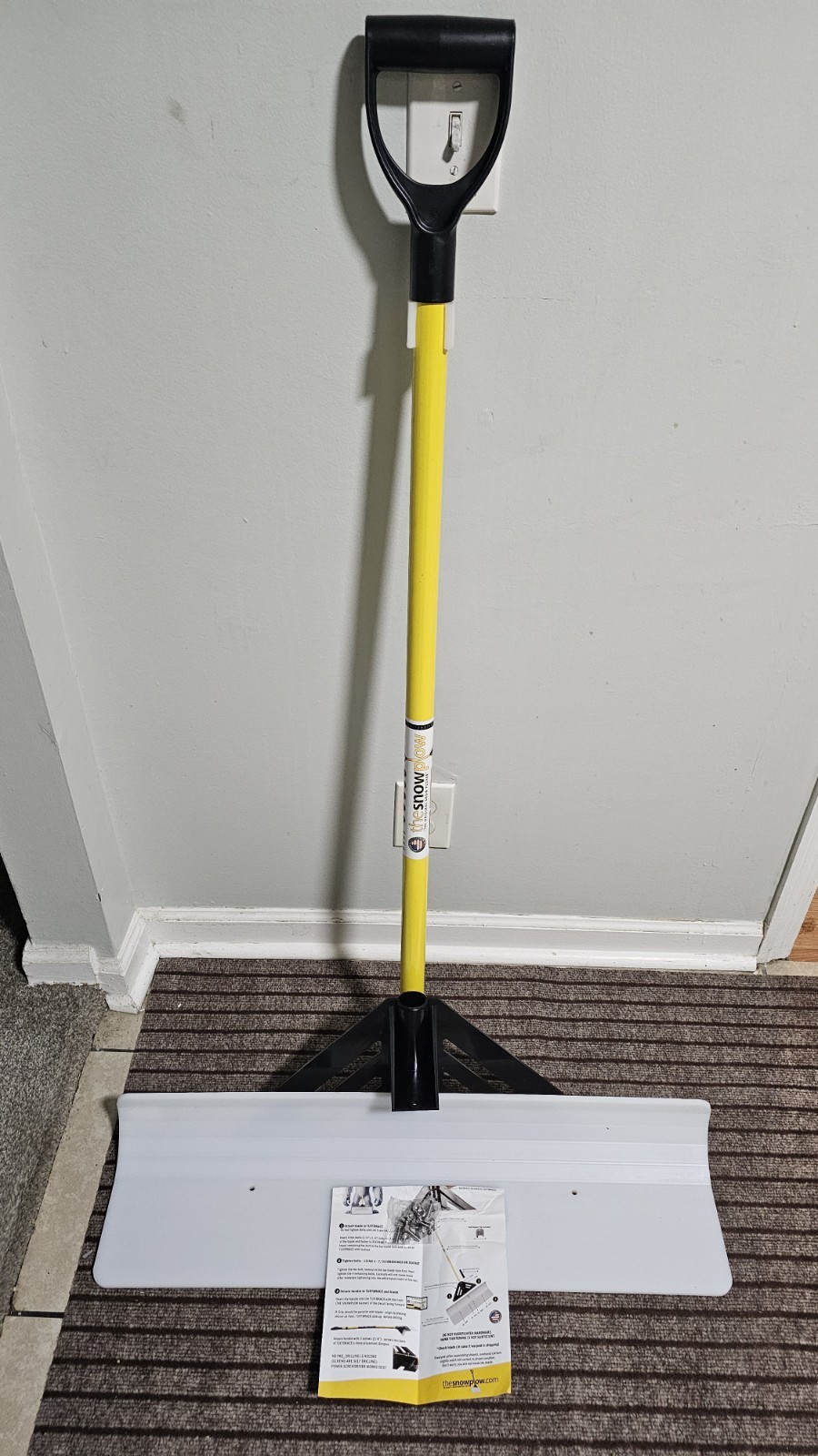 The SnowPlow Snow Pusher, 30in.W, Model# 50530