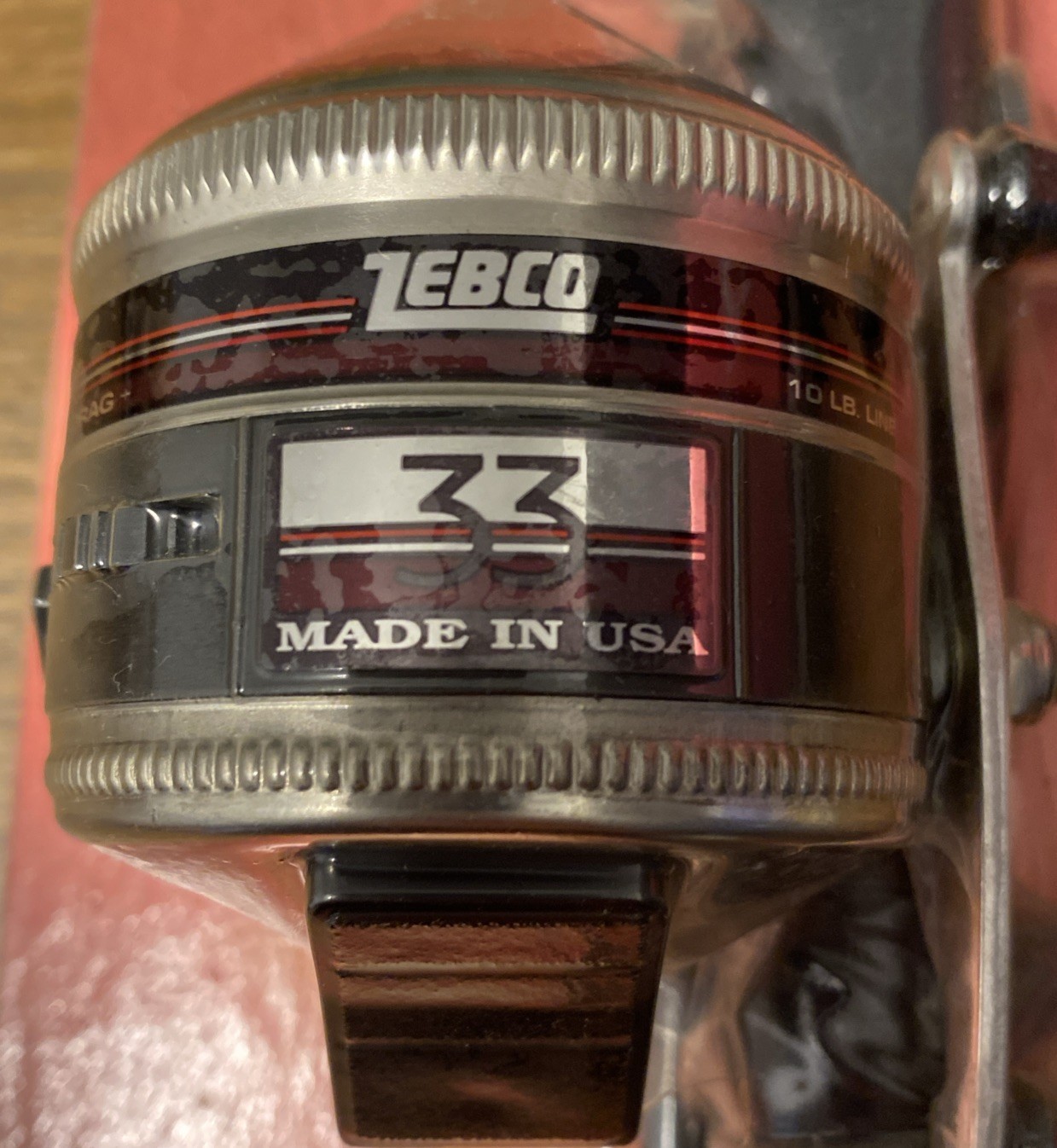 Vintage 1996 Zebco 33 Fishing Rod and Reel Combo Magnum Drag - New 3490E