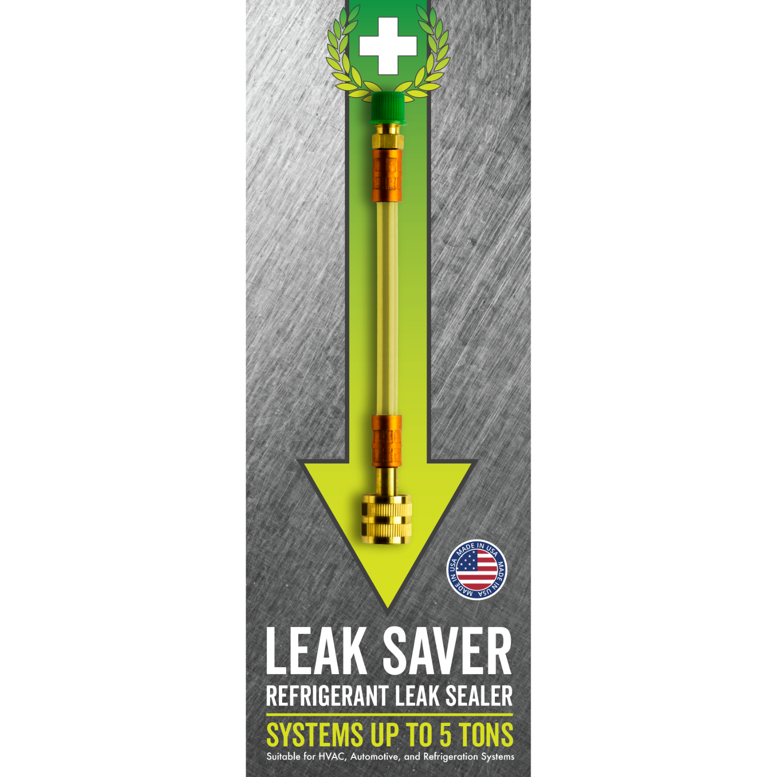 Leak Saver Direct Inject Refrigerant Leak Sealer 6 Pack HVAC & Automotive