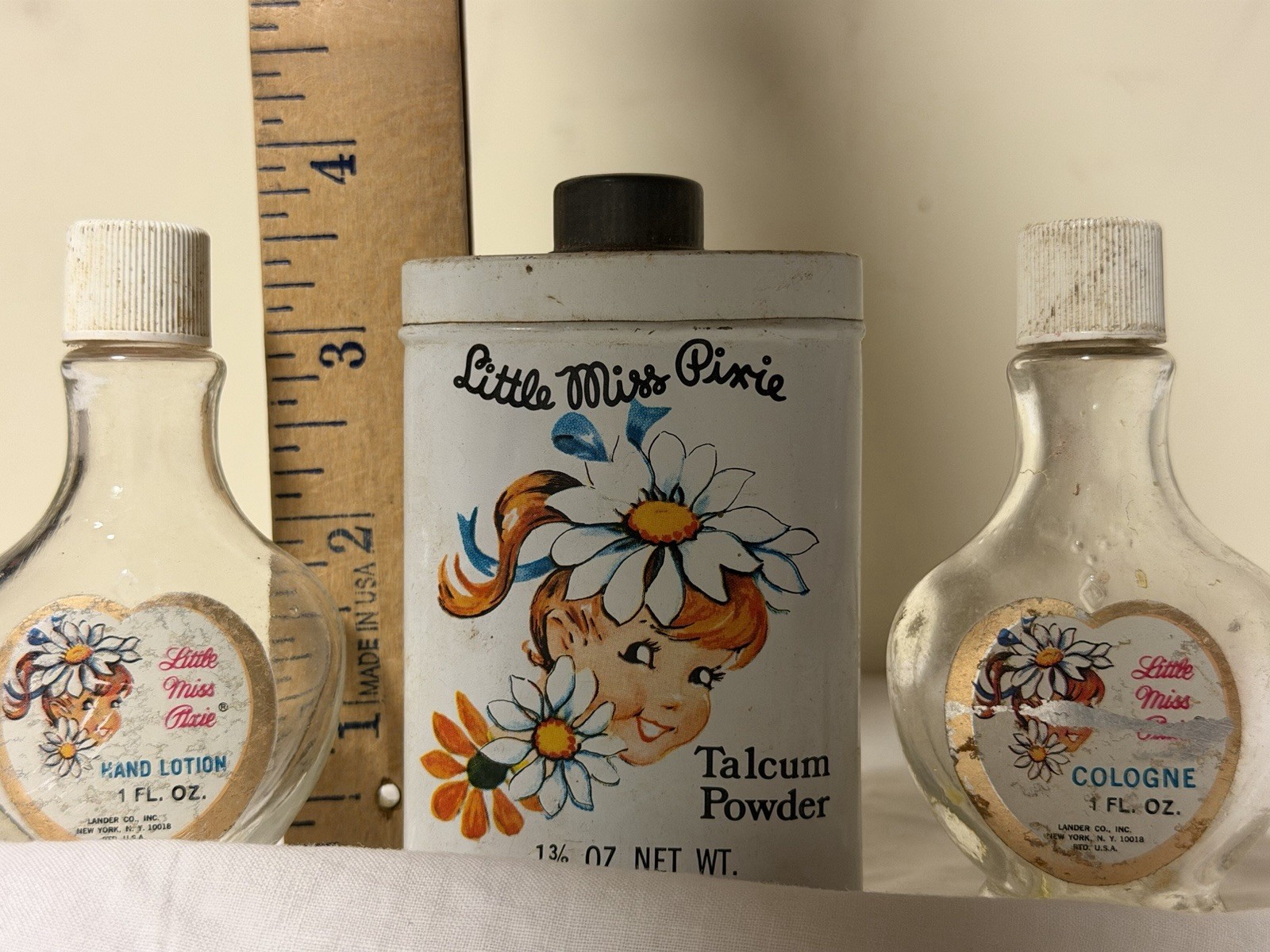 Vintage Little Miss Pixie Childs Gift Set Powder Lotion Cologne Lander Co. NY #2