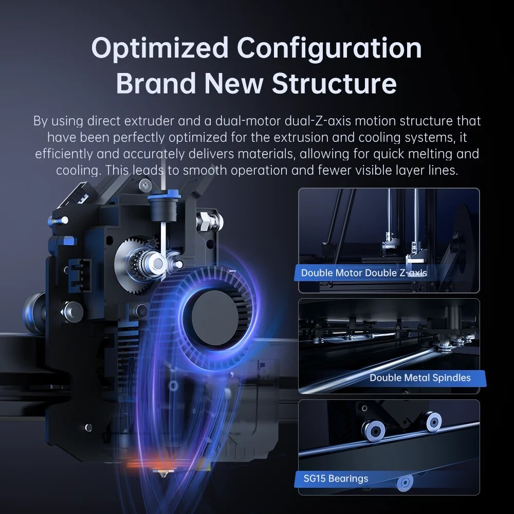 ANYCUBIC Kobra 2 Max 3D Printer Large Size 420*420*500mm 500mm/s Speed Printing