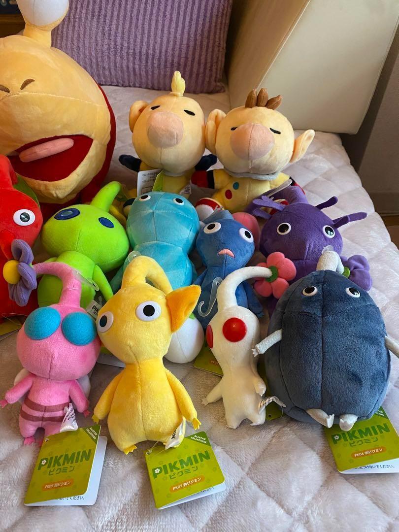 Nintendo Tokyo/Osaka Pikmin Plush Set of 14 All Star Collection Sanei Boeki NEW