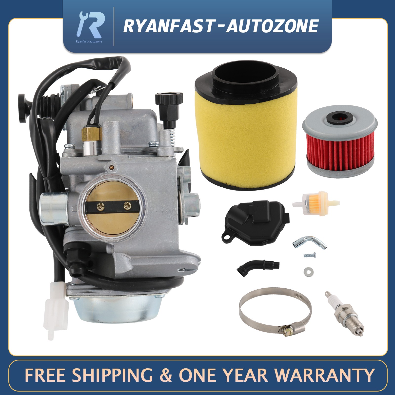 Carburetor Kit fit for 2000-2006 Honda Rancher 350 TRX 350 FM / TM / TE/FE