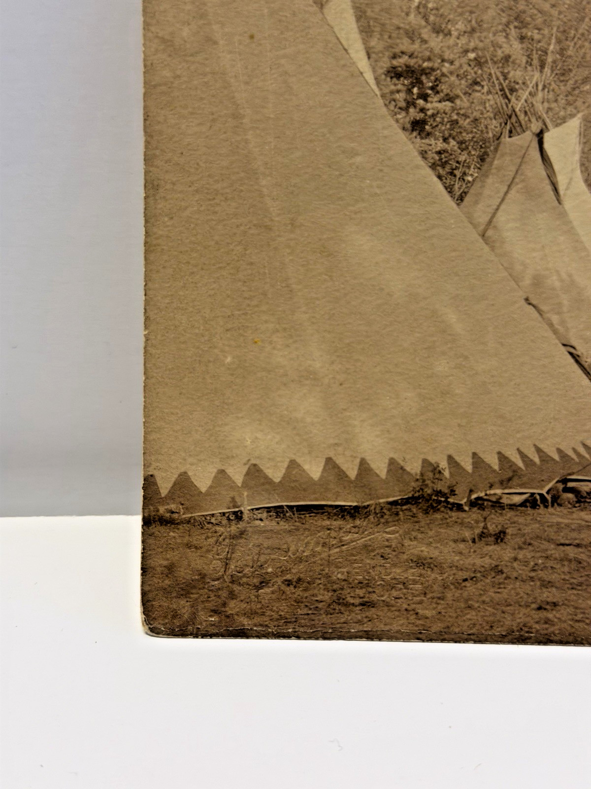 Original Native American Indian Photograph of Nez Perce Camp; 1880's - 1900's