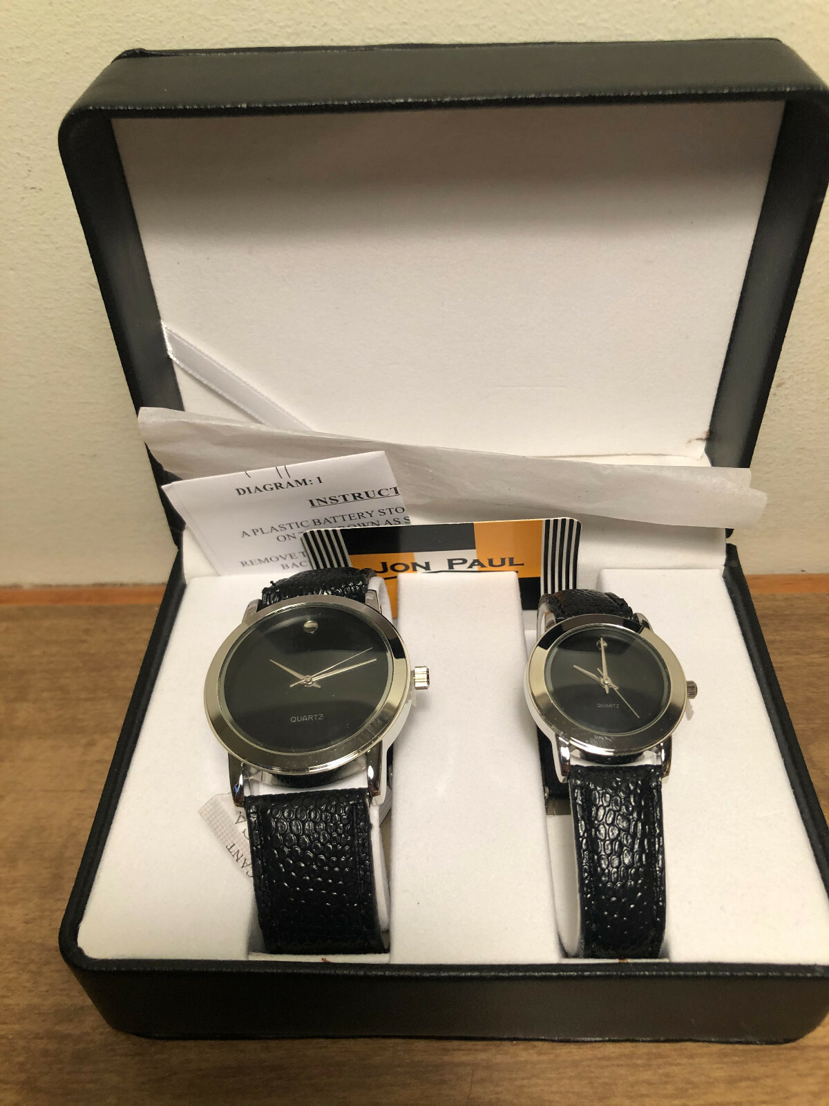 Harrah's Casino Resort Jon Paul His Hers New Watches Retails $249.99 W/ Box