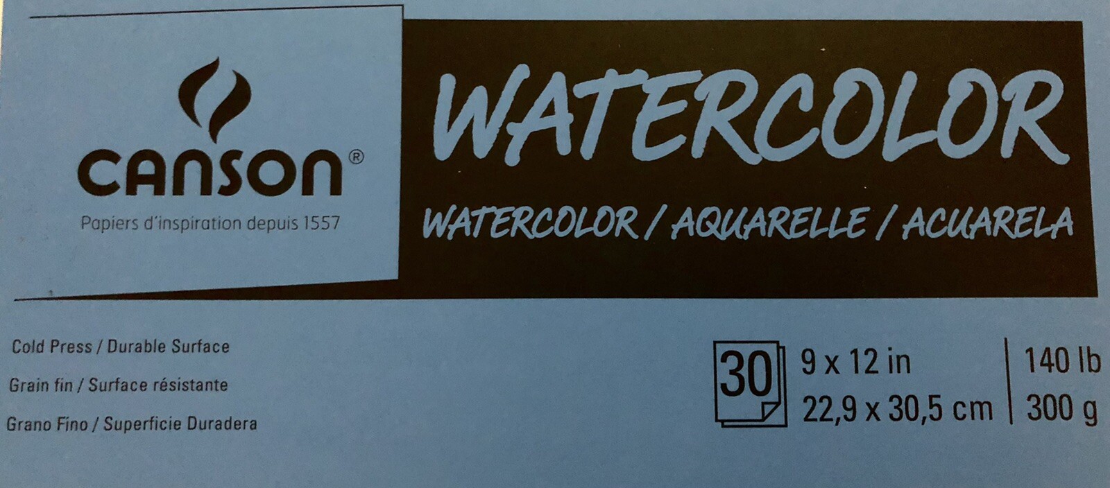 100 ACEO Cards ~ Blank 140 lb Watercolor Paper ~ 2.5 x 3.5 White ~ Canson