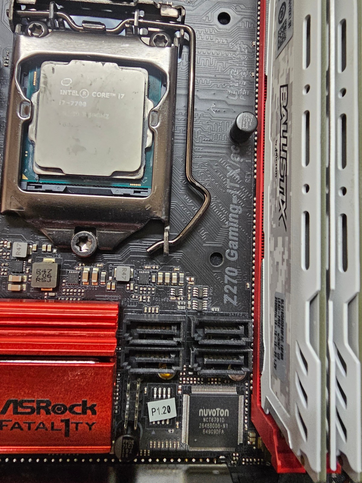 ASRock Fatal1ty Z270 Gaming-ITX Core i7-7700 3.4GHz 32GB DDR4 1TB SSD Windows 11