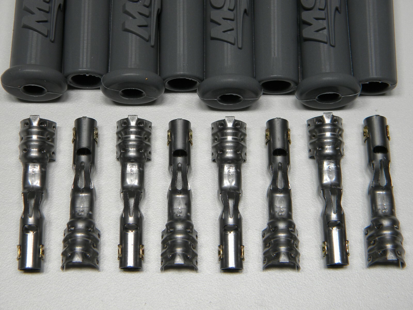 MSD 3301 Spark Plug Wire Plug Boots & Terminals Straight 180 Multi Angle 8 Pack
