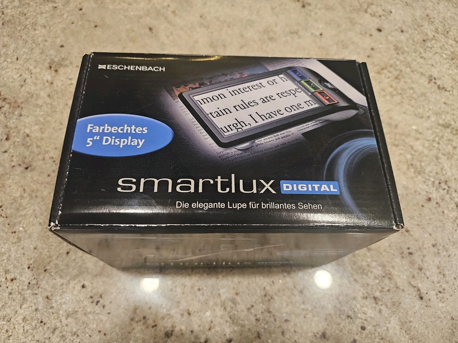 NEW Eschenbach Smartlux Digital Video Magnifier 5" HD Portable Camera LED-Light