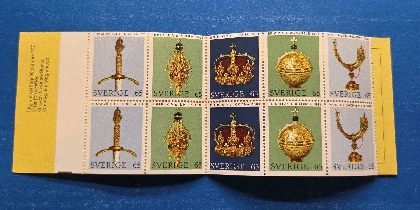 Sweden Stamp Booklet, Scott 903a MNH