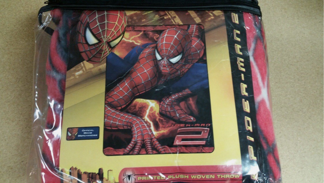 BRAND NEW SPIDERMAN TWIN SIZE THROW 60X80 BLANKET