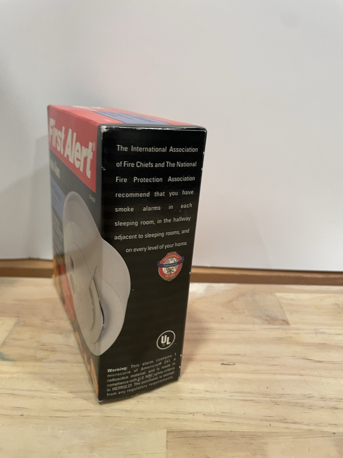 1990 First Alert Smoke & Fire Detector Kitchen W/light Test model SA88 READ